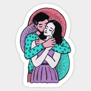 Maerker - Hugging couple Sticker